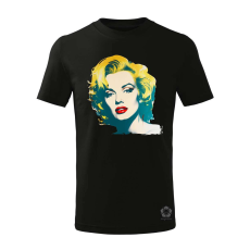 Magnolion Marilyn Monroe portré v8 gyerek póló - 11 szín, 4-12 éves