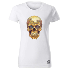 Magnolion Mechanikus koponya v1 női póló - 19 szín, XS-2XL női póló
