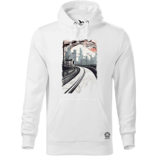 Magnolion Metró absztrakt v3 férfi pulóver - 19 szín, S-5XL férfi pulóver, kardigán