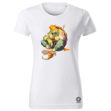 Magnolion Michelangelo anime fanart v4 női póló - 19 szín, XS-2XL női póló