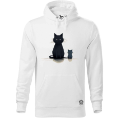 Magnolion Minimál cicák v4 férfi pulóver - 19 szín, S-5XL