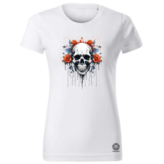 Magnolion Minimál koponya v9 női póló - 19 szín, XS-2XL