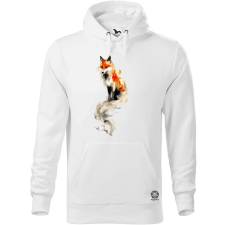 Magnolion Minimál róka v1 férfi pulóver - 19 szín, S-5XL férfi pulóver, kardigán