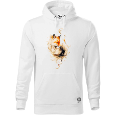 Magnolion Minimál róka v2 férfi pulóver - 19 szín, S-5XL férfi pulóver, kardigán