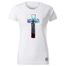 Magnolion Modern kereszt fantázia v12 női póló - 19 szín, XS-2XL női póló