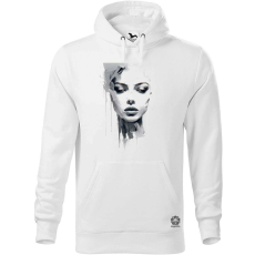Magnolion Modern művészet női arc v2 férfi pulóver - 19 szín, S-5XL