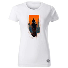 Magnolion Mono vektor cyberpunk v6 női póló - 19 szín, XS-2XL női póló