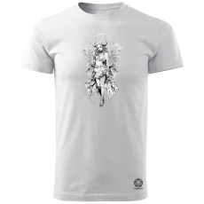 Magnolion Monochrome angyal v4 férfi póló - 19 szín, S-3XL