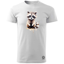 Magnolion Mosómedve kölyök v4 férfi póló - 19 szín, S-3XL férfi póló