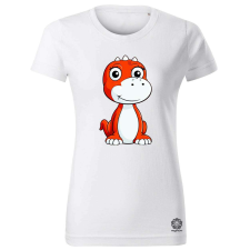 Magnolion Narancs dinó v4 női póló - 19 szín, XS-2XL női póló