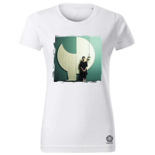 Magnolion Negatív tér megpihenve női póló - 19 szín, XS-2XL női póló