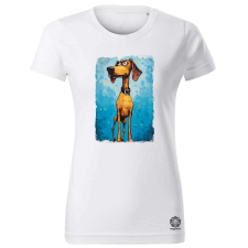 Magnolion Neoexpresszionista kutya v4 női póló - 19 szín, XS-2XL női póló