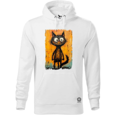 Magnolion Neoexpresszionista macska v3 férfi pulóver - 19 szín, S-5XL