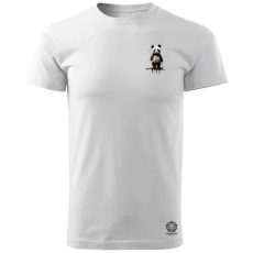 Magnolion Neoexpresszionista panda zseb férfi póló - 19 szín, S-3XL
