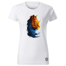 Magnolion Neon macska v5 női póló - 19 szín, XS-2XL női póló
