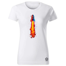 Magnolion neon rakéta kilövés v16 női póló - 19 szín, XS-2XL
