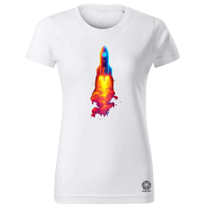 Magnolion neon rakéta kilövés v7 női póló - 19 szín, XS-2XL
