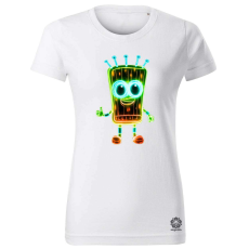 Magnolion Neon szivacs fantázia v2 női póló - 19 szín, XS-2XL