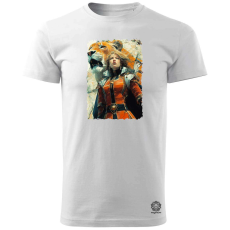 Magnolion Nő és oroszlán v6 férfi póló - 19 szín, S-3XL