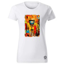 Magnolion NYC naplemente Basquiat graffiti v3 női póló - 19 szín, XS-2XL női póló