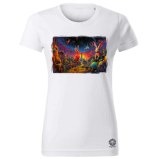 Magnolion Nyúl apokalipszis v1 női póló - 19 szín, XS-2XL