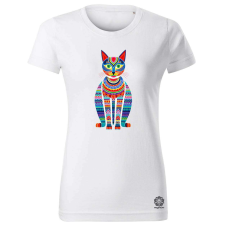 Magnolion Ókori egyiptomi macska v3 női póló - 19 szín, XS-2XL női póló