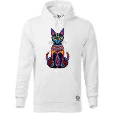 Magnolion Ókori egyiptomi macska v4 férfi pulóver - 19 szín, S-5XL férfi pulóver, kardigán
