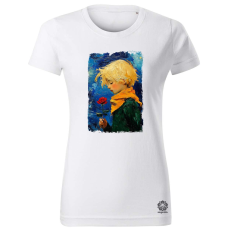 Magnolion Olajfestmény A kis herceg v4 női póló - 19 szín, XS-2XL
