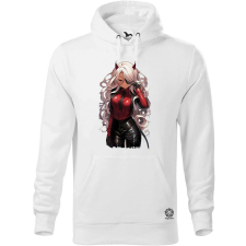 Magnolion Ördögi anime lány latexben v1 férfi pulóver - 19 szín, S-5XL férfi pulóver, kardigán