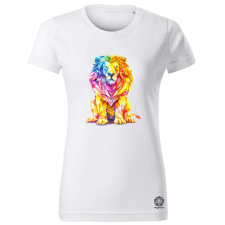 Magnolion Origami oroszlán v2 női póló - 19 szín, XS-2XL női póló