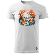 Magnolion Papírművészet kínai mitológia v2 férfi póló - 19 szín, S-3XL férfi póló