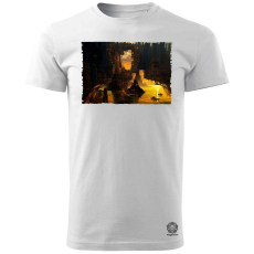 Magnolion Pareidolia Logan város fantázia v4 férfi póló - 19 szín, S-3XL