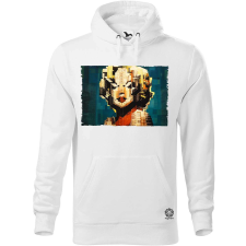 Magnolion Pareidolia Marilyn Monroe város fantázia v4 férfi pulóver - 19 szín, S-5XL férfi pulóver, kardigán