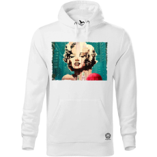 Magnolion Pareidolia Marilyn Monroe város fantázia v7 férfi pulóver - 19 szín, S-5XL