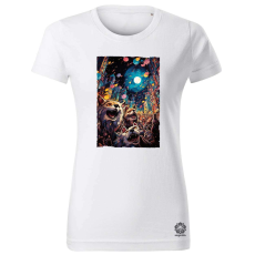 Magnolion Párizsi elvont hangulat v3 női póló - 19 szín, XS-2XL