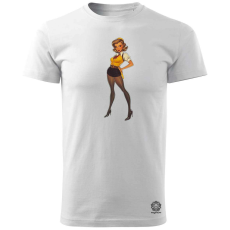 Magnolion Pin-up girl v15 férfi póló - 19 szín, S-3XL