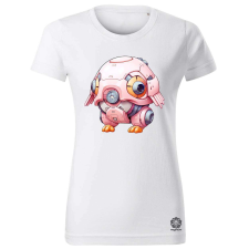 Magnolion Pink baby robot v2 női póló - 19 szín, XS-2XL női póló