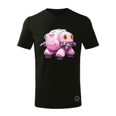 Magnolion Pink baby robot v4 gyerek póló - 11 szín, 4-12 éves