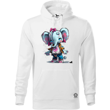 Magnolion Pink masnis cuki elefánt lány férfi pulóver - 19 szín, S-5XL férfi pulóver, kardigán