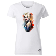 Magnolion Pinup Harley Quinn v2 női póló - 19 szín, XS-2XL női póló