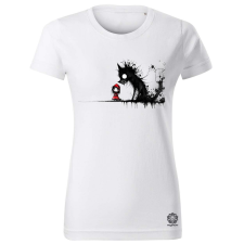 Magnolion Piroska és a farkas rajz v4 női póló - 19 szín, XS-2XL női póló