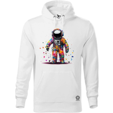 Magnolion Pixelart asztronauta v2 férfi pulóver - 19 szín, S-5XL férfi pulóver, kardigán