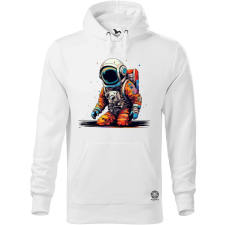 Magnolion Pixelart asztronauta v4 férfi pulóver - 19 szín, S-5XL férfi pulóver, kardigán