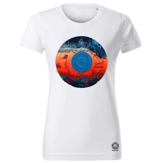 Magnolion Pixelart bakelit a holdon v2 női póló - 19 szín, XS-2XL