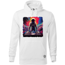 Magnolion Pixelart bakelit az űrben v2 férfi pulóver - 19 szín, S-5XL