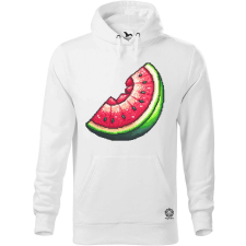 Magnolion Pixelart dinnye v2 férfi pulóver - 19 szín, S-5XL férfi pulóver, kardigán