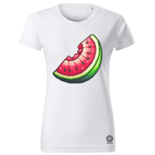 Magnolion Pixelart dinnye v2 női póló - 19 szín, XS-2XL női póló