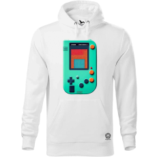 Magnolion Pixelart Gameboy férfi pulóver - 19 szín, S-5XL