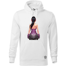 Magnolion Pixelart Gésa hátulról v10 férfi pulóver - 19 szín, S-5XL férfi pulóver, kardigán