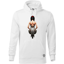 Magnolion Pixelart Gésa hátulról v6 férfi pulóver - 19 szín, S-5XL férfi pulóver, kardigán